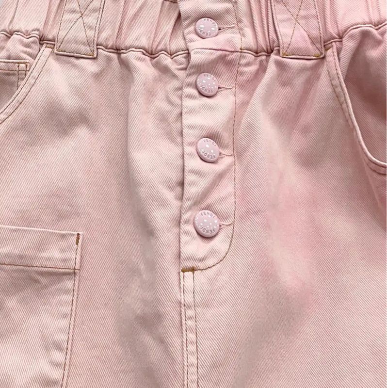 Fendi Fendi Pink Cotton Women's Skirt 0089 Size 23" - 5 Thumbnail