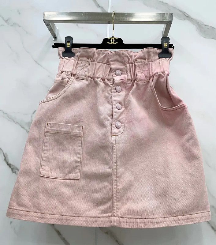 Fendi Fendi Pink Cotton Women's Skirt 0089 Size 23" - 4 Thumbnail
