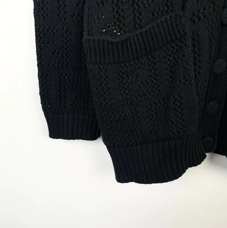 Fendi Fendi Black Cotton Women's Cardigan 0089 Size XS / US 0-2 / IT 36-38 - 4 Thumbnail