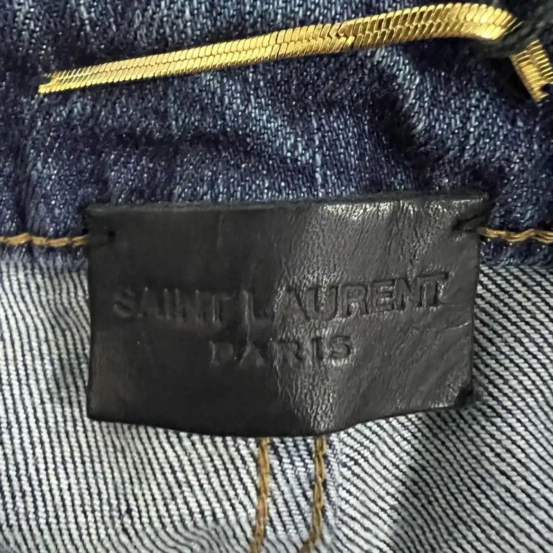 Yves Saint Laurent YSL Casual Blue Cotton Pants for Summer 0089 Size 28" / US 6 / IT 42 - 3 Thumbnail