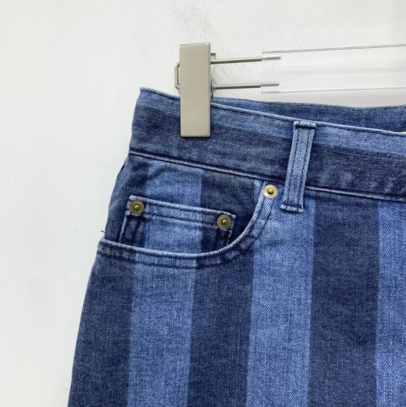 Yves Saint Laurent YSL Women's Dark Blue Cotton Shorts 0089 Size 28" / US 6 / IT 42 - 3 Thumbnail