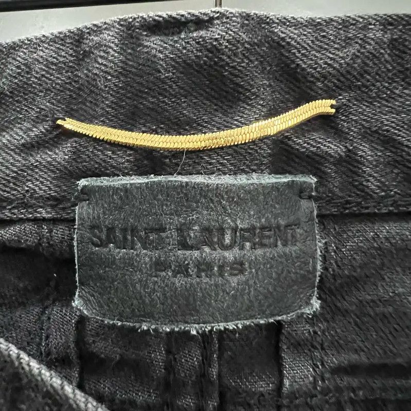 Yves Saint Laurent YSL Black Casual Pants for Women 0089 Size 28" / US 6 / IT 42 - 3 Thumbnail