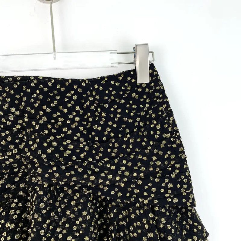 Yves Saint Laurent YSL Black Silk Women’s Skirt XXS Size 0089 Size 22" - 3 Thumbnail