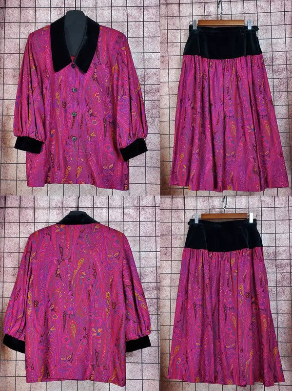 Yves Saint Laurent YSL Women's Short Sleeve Cardigan in Pink 0089 Size S / US 4 / IT 40 - 3 Thumbnail