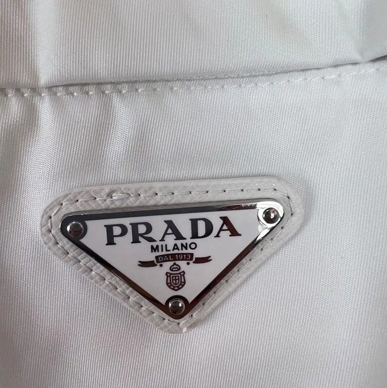 Prada Prada Men's Casual Pants in White Nylon Size US 34 / EU 50 - 7 Thumbnail