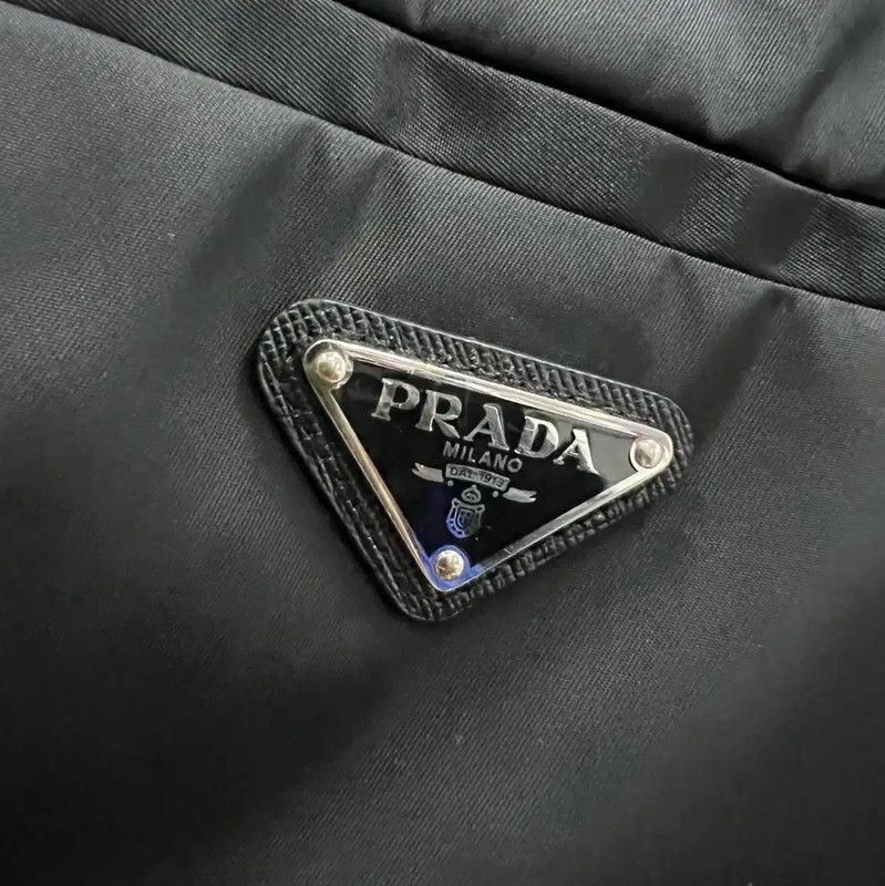 Prada Prada Black Logo Cotton Casual Pants Size US 30 / EU 46 - 3 Thumbnail