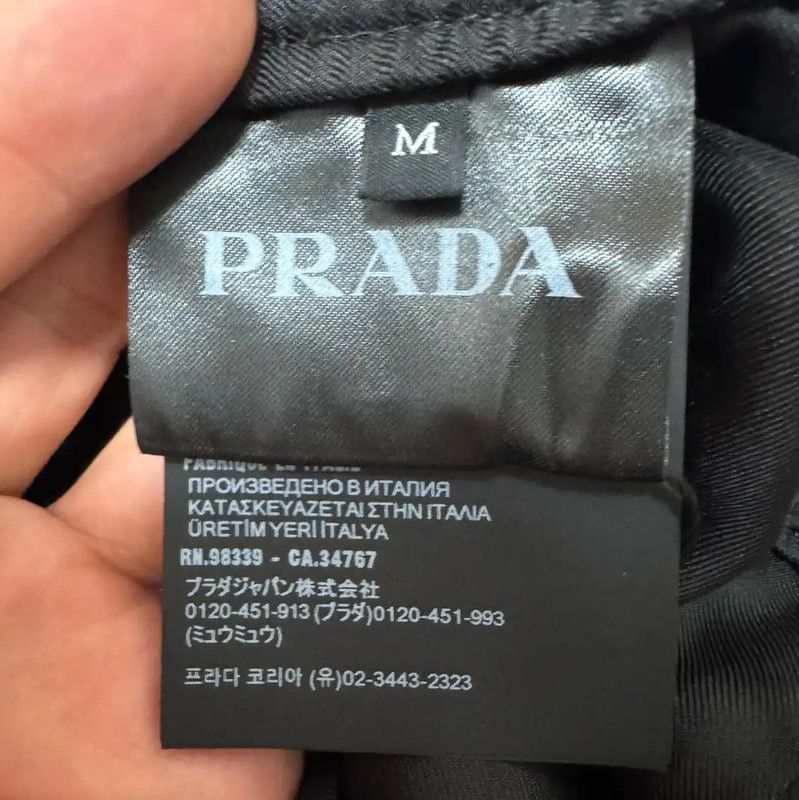 Prada Prada Black Silk Logo Print Men's Shorts Size US 32 / EU 48 - 4 Thumbnail
