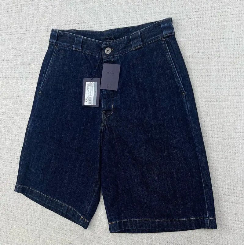 Prada Prada Logo Cotton Summer Shorts for Men Size US 30 / EU 46 - 3 Thumbnail