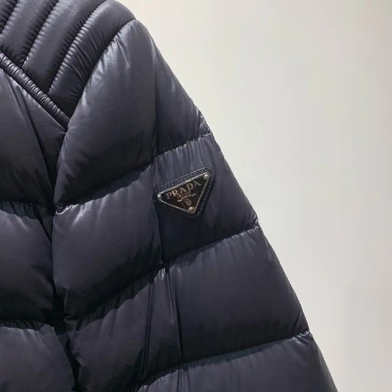 Prada Prada Black Puffer Jacket for Men Size US XXL / EU 58 / 5 - 7 Thumbnail