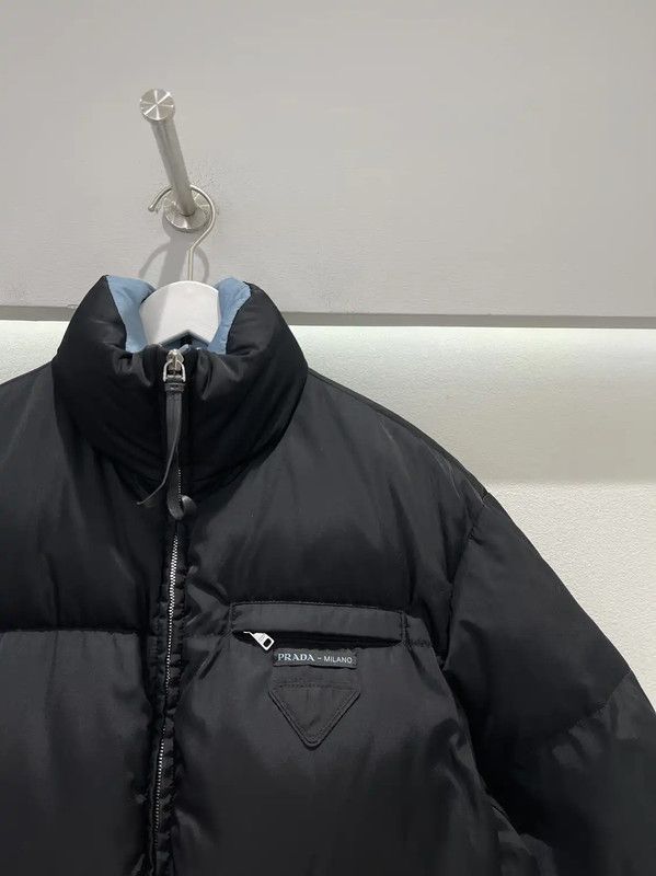 Prada Prada Classic Black Long Puffer Jacket Size US M / EU 48-50 / 2 - 5 Thumbnail