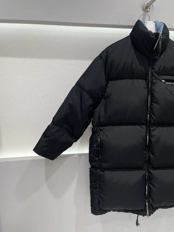 Prada Prada Classic Black Long Puffer Jacket Size US M / EU 48-50 / 2 - 3 Thumbnail