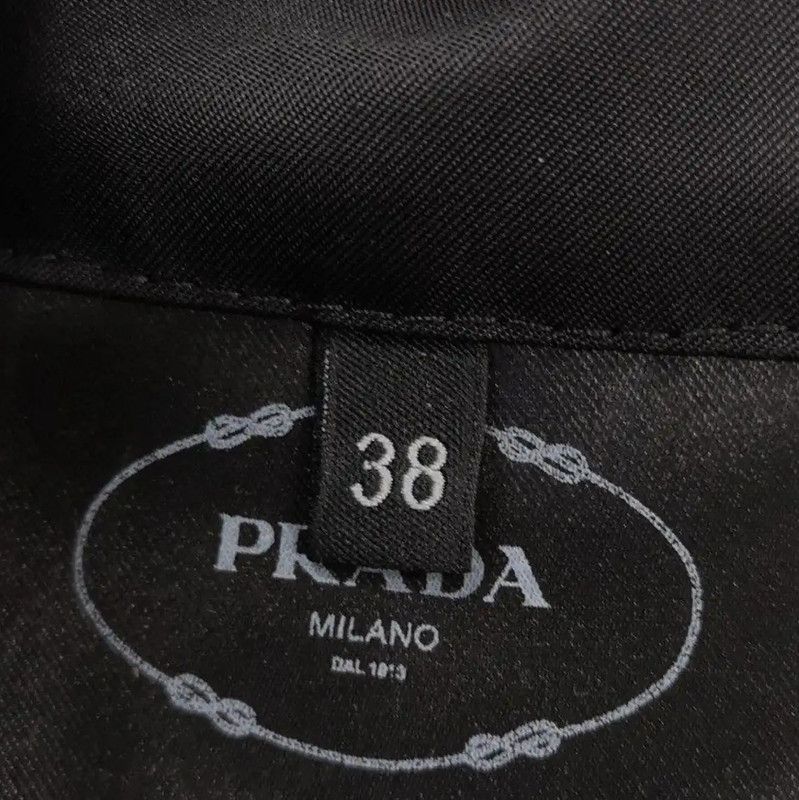 Prada Prada Black Cotton Blend Casual Pants Size 28" / US 6 / IT 42 - 6 Thumbnail