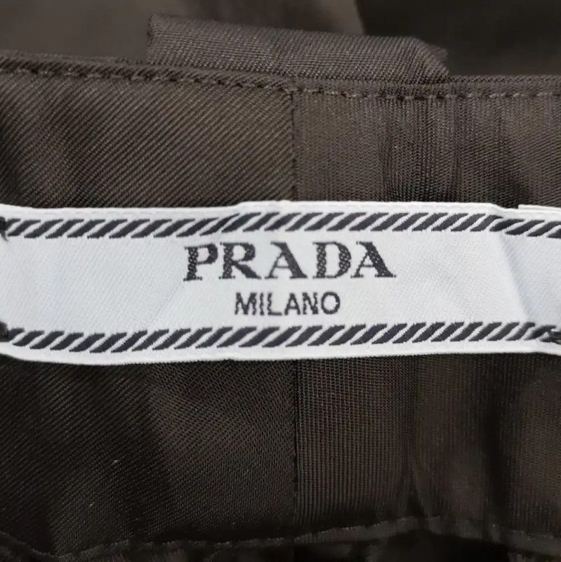 Prada Prada Black Cotton Blend Casual Pants Size 28" / US 6 / IT 42 - 5 Thumbnail
