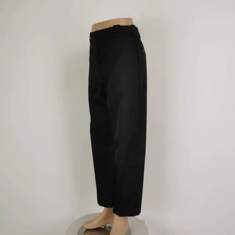 Prada Prada Black Cotton Blend Casual Pants Size 28" / US 6 / IT 42 - 2 Thumbnail