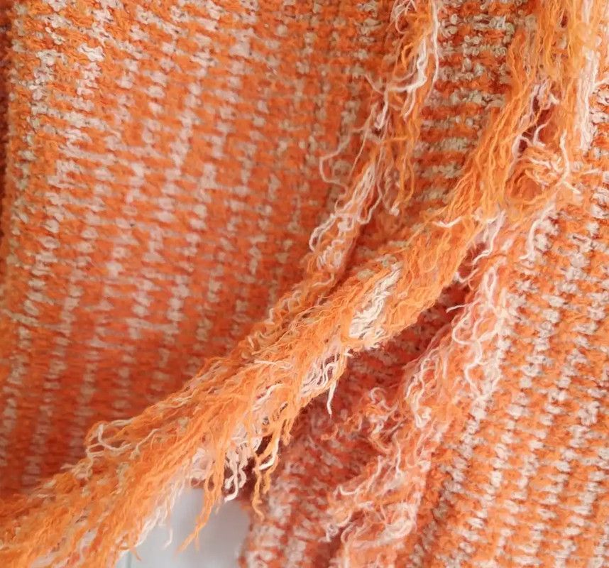 Prada Prada Spring Orange Long Sleeve Cardigan Size XS / US 0-2 / IT 36-38 - 3 Thumbnail