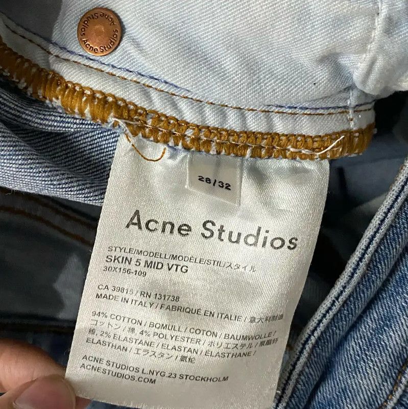 Acne Studios Acne Studios Light Blue Women's Denim Jeans Size 28" / US 6 / IT 42 - 7 Thumbnail