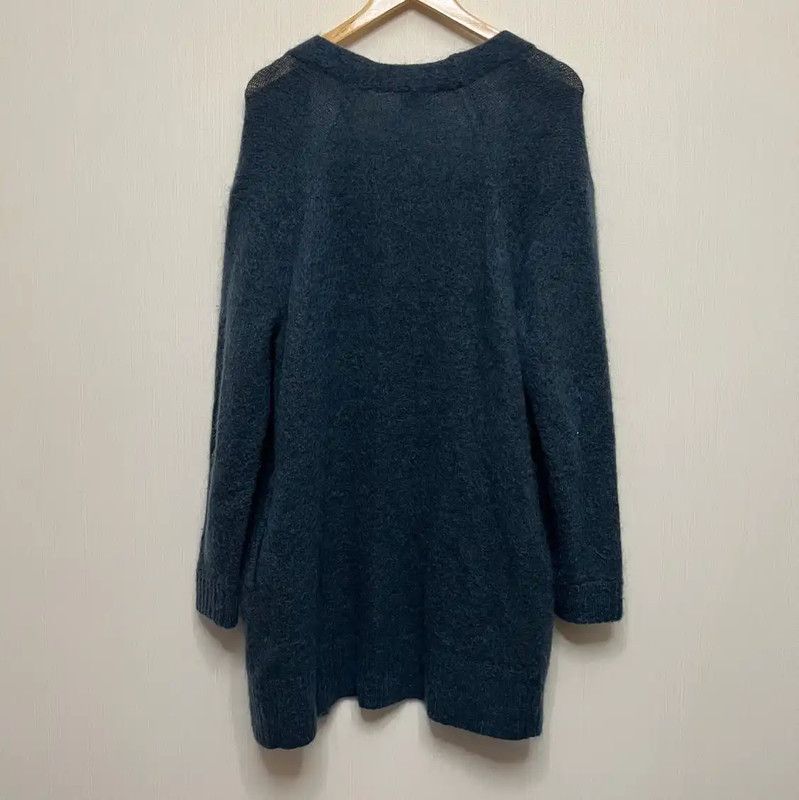Acne Studios Acne Studios Blue Wool Cardigan for Women Size XS / US 0-2 / IT 36-38 - 2 Thumbnail