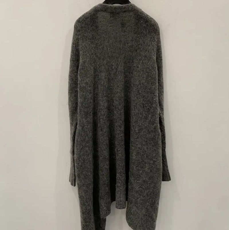 Acne Studios Acne Studios Gray Mohair Women's Cardigan Size XS / US 0-2 / IT 36-38 - 2 Thumbnail