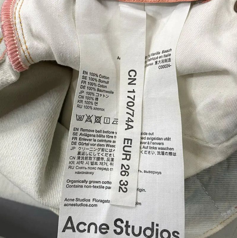 Acne Studios Acne Studios Spring Autumn Ivory Women's Jeans Size 28" / US 6 / IT 42 - 9 Thumbnail