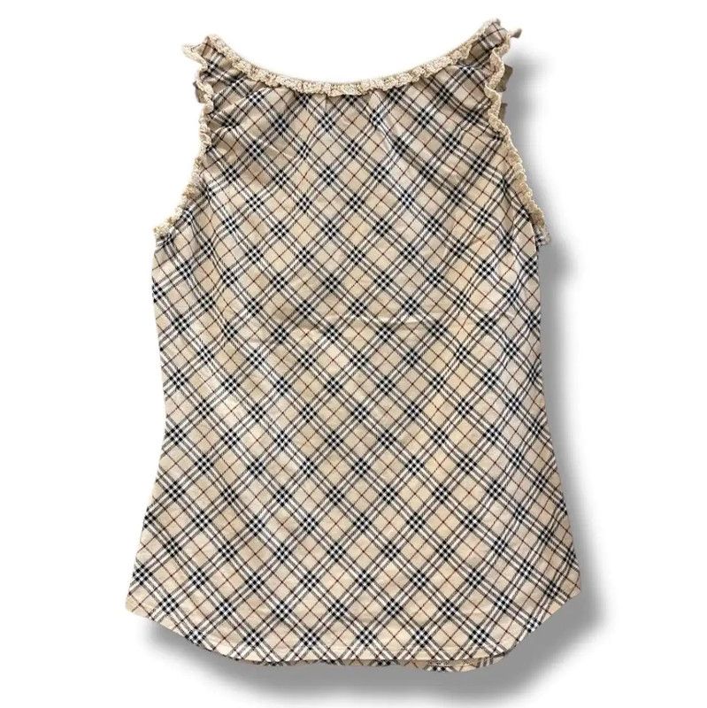 Burberry Burberry Beige Cotton Women's T-Shirt Size M / US 6-8 / IT 42-44 - 2 Thumbnail