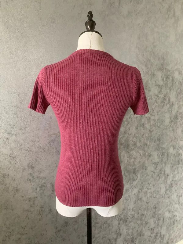 Burberry Burberry Short Sleeve Cotton Blend T-Shirt Size M / US 6-8 / IT 42-44 - 4 Thumbnail
