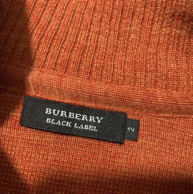 Burberry Burberry Orange Wool Women's Cardigan Size M / US 6-8 / IT 42-44 - 8 Thumbnail