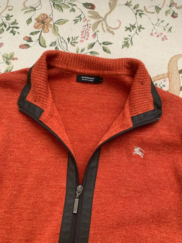 Burberry Burberry Orange Wool Women's Cardigan Size M / US 6-8 / IT 42-44 - 2 Thumbnail