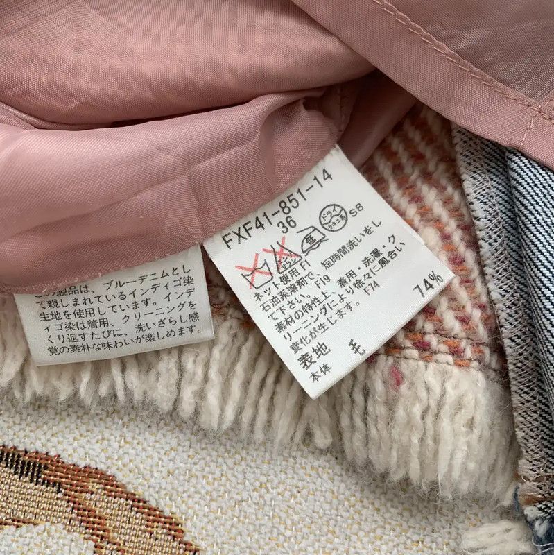 Burberry Burberry Pink Wool Midi Skirt for Women Size 23" - 8 Thumbnail