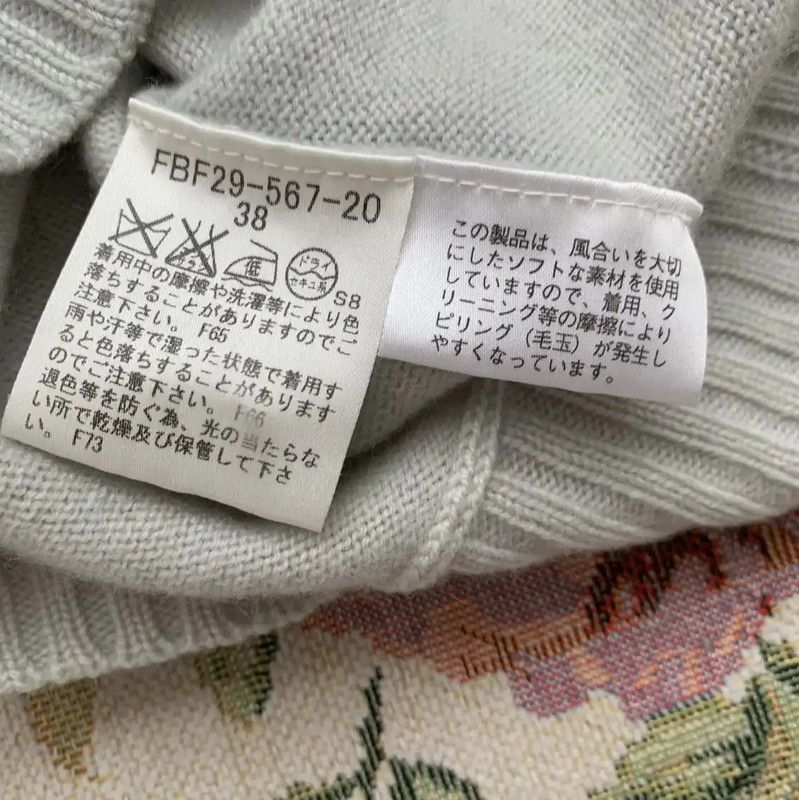 Burberry Burberry Light Blue Wool Cardigan for Women Size M / US 6-8 / IT 42-44 - 6 Thumbnail