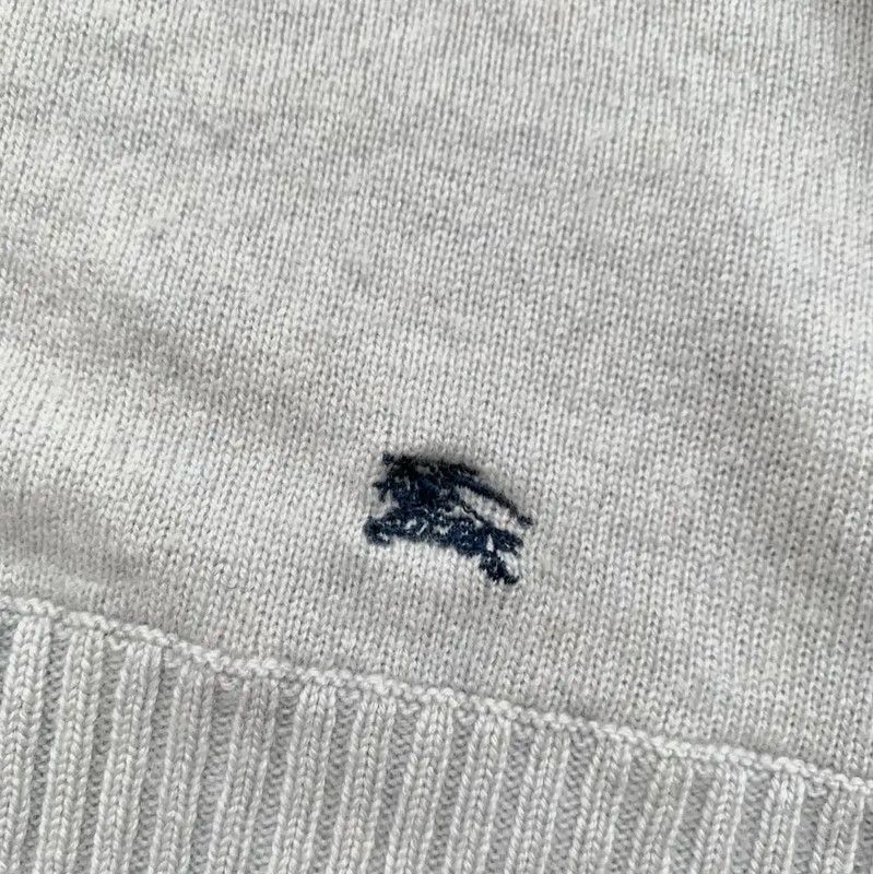 Burberry Burberry Light Blue Wool Cardigan for Women Size M / US 6-8 / IT 42-44 - 3 Thumbnail