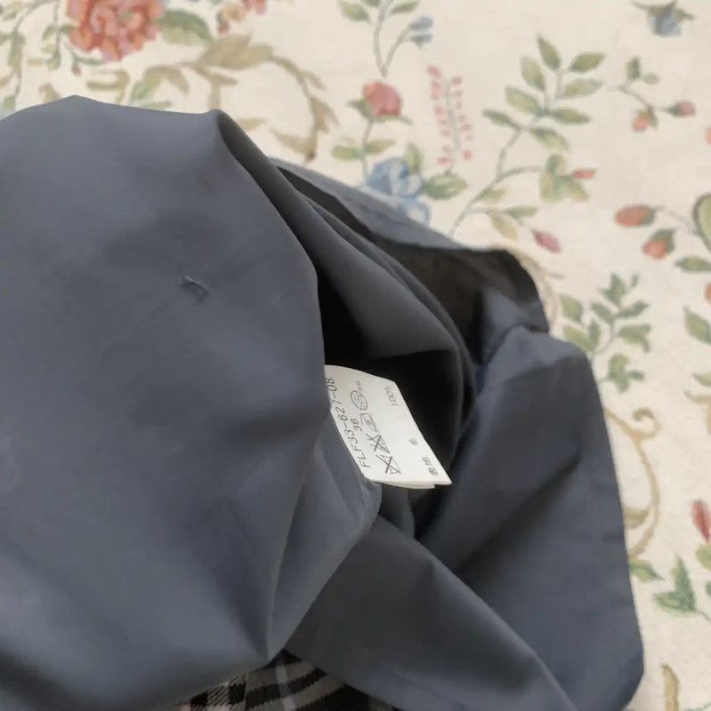 Burberry Burberry Gray Wool Women's Skirt Size 23" - 7 Thumbnail