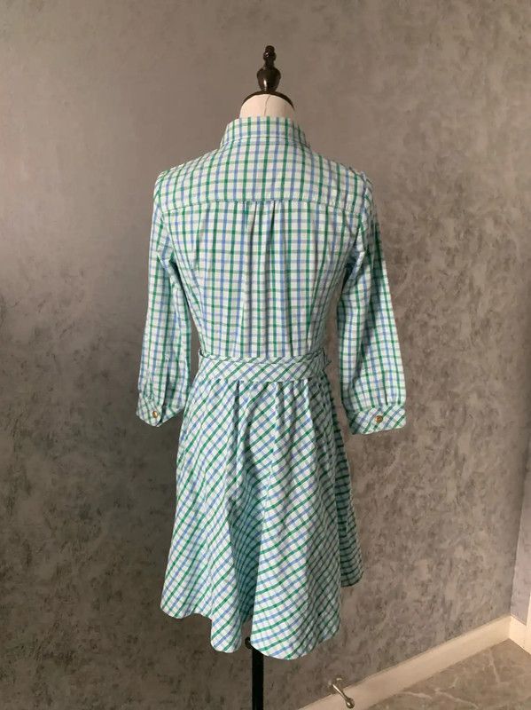 Burberry Burberry Checkered Long Sleeve Dress for Women Size XS / US 0-2 / IT 36-38 - 5 Thumbnail