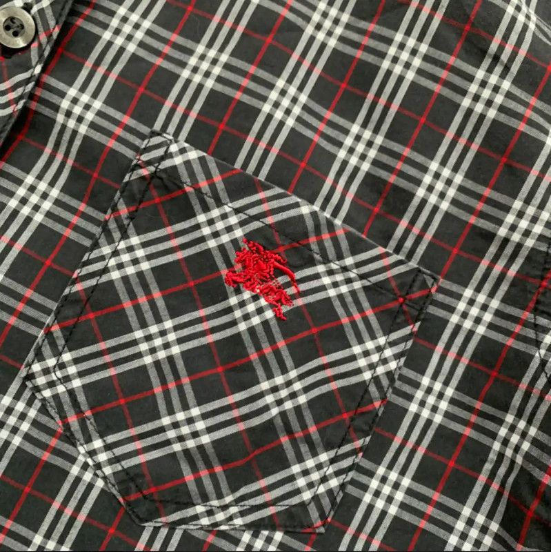 Burberry Burberry Black Cotton Long Sleeve Shirt Size M / US 6-8 / IT 42-44 - 4 Thumbnail