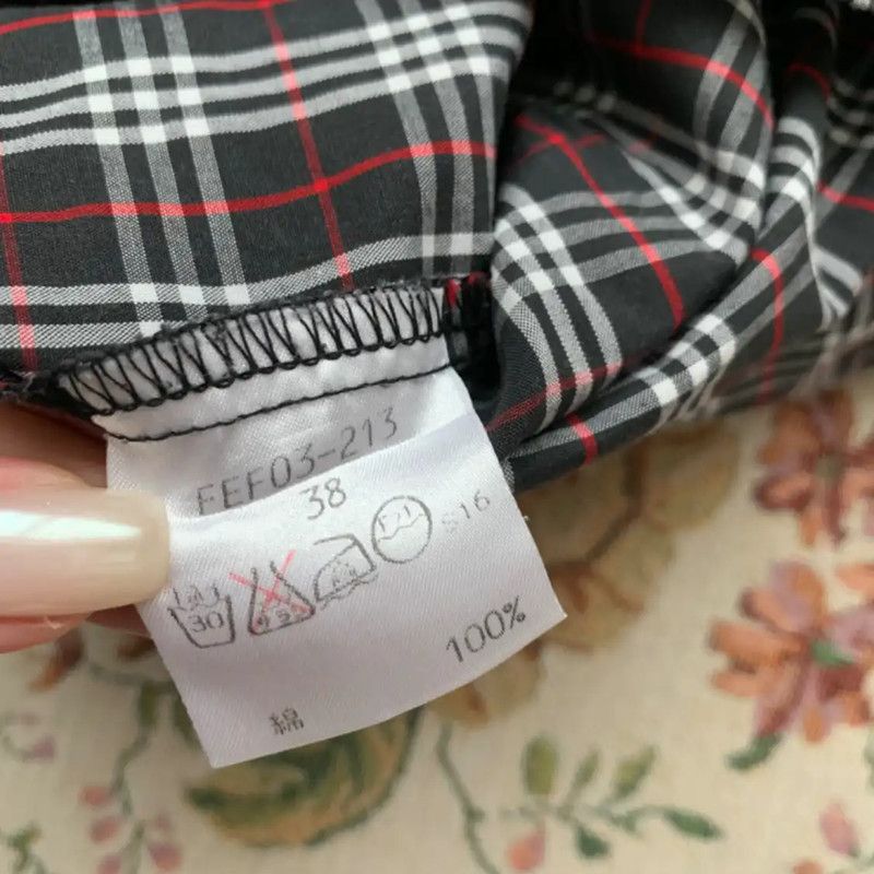 Burberry Burberry Black Cotton Long Sleeve Shirt Size M / US 6-8 / IT 42-44 - 10 Thumbnail