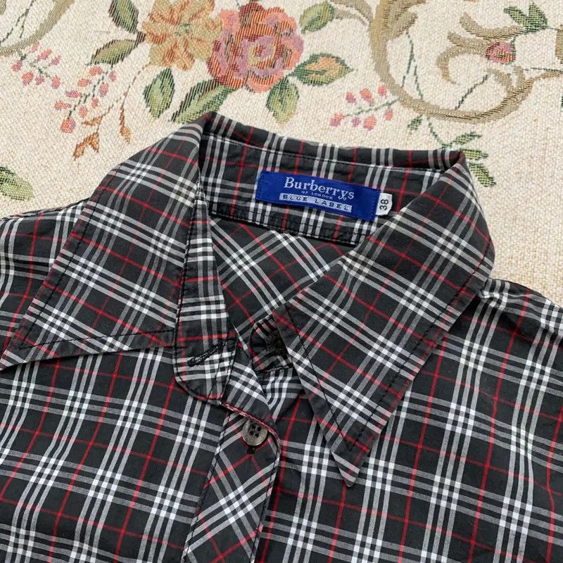 Burberry Burberry Black Cotton Long Sleeve Shirt Size M / US 6-8 / IT 42-44 - 7 Thumbnail