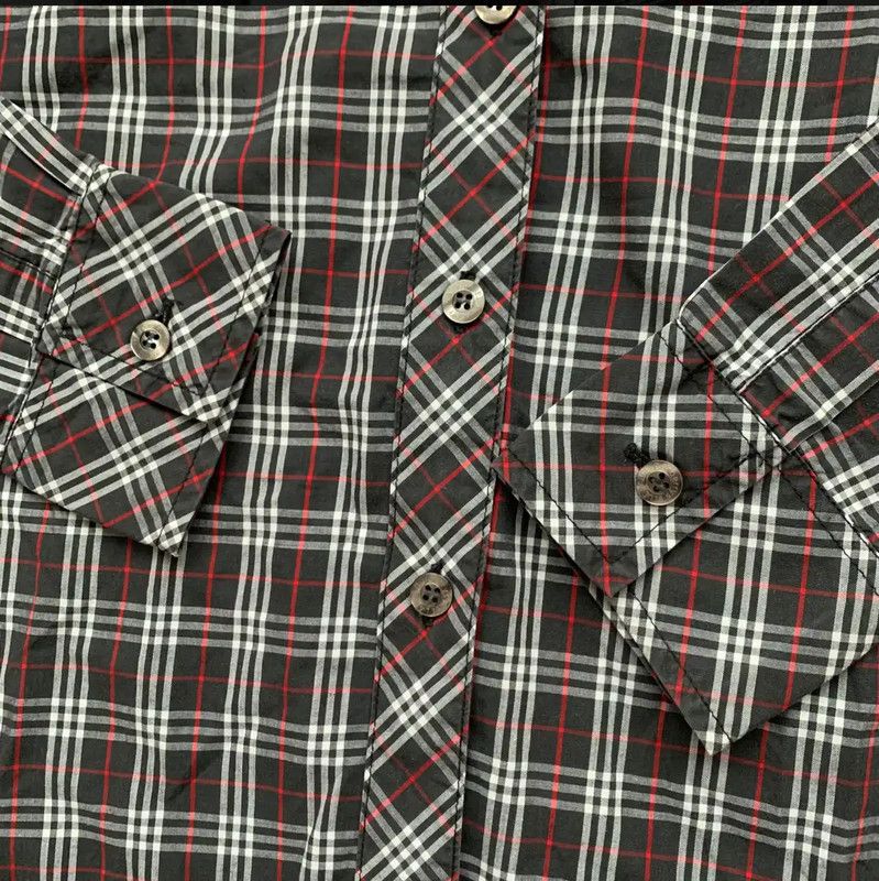 Burberry Burberry Black Cotton Long Sleeve Shirt Size M / US 6-8 / IT 42-44 - 6 Thumbnail