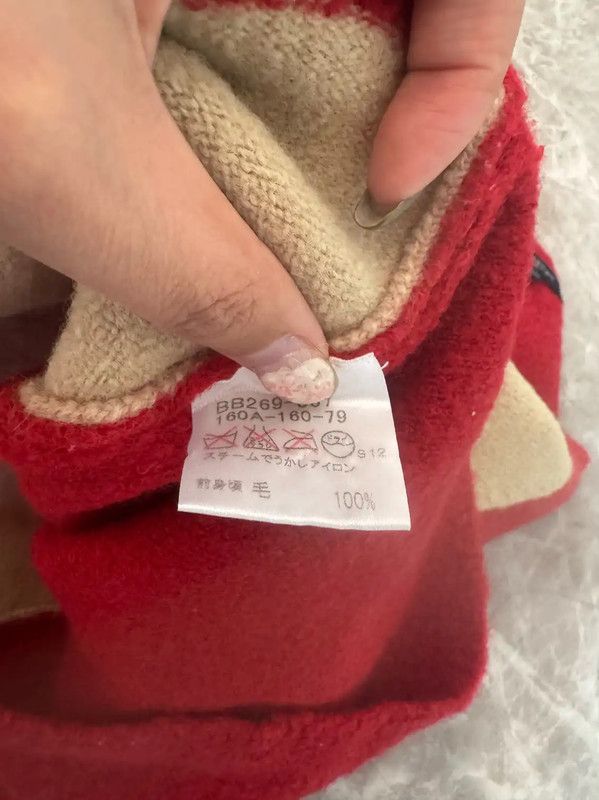 Burberry Burberry Color-Block Wool Long Sleeve Sweater Size S / US 4 / IT 40 - 7 Thumbnail