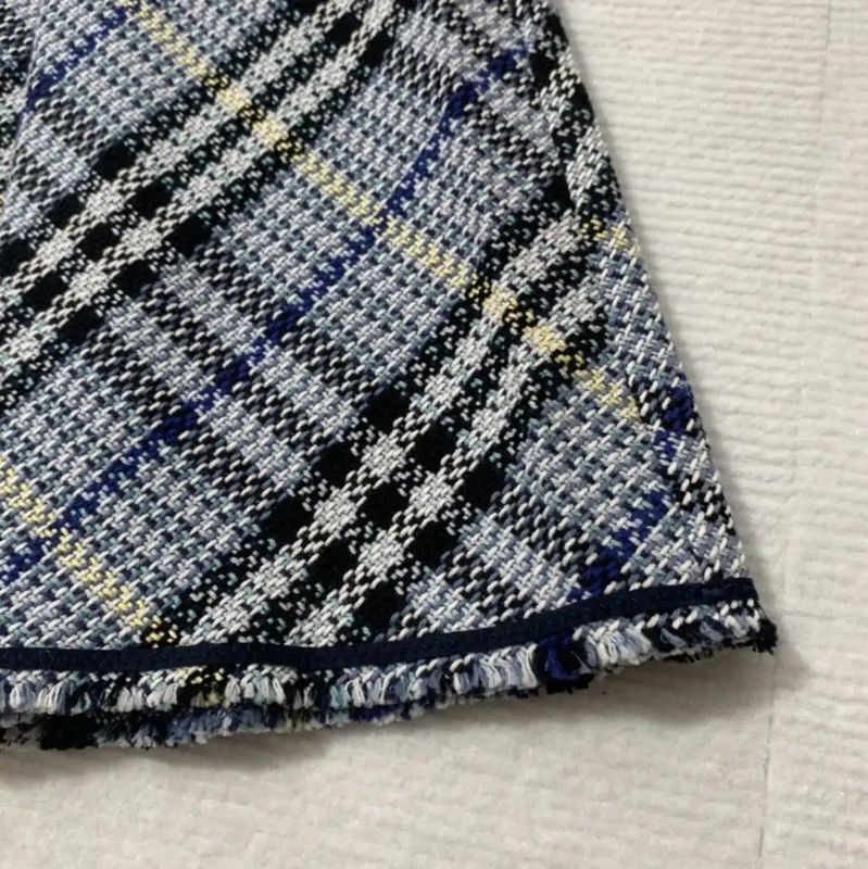 Burberry Burberry Blue Cotton Women’s Mini Skirt Size 23" - 3 Thumbnail
