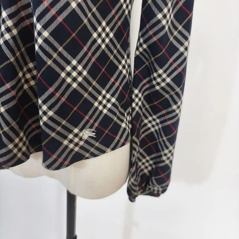 Burberry Burberry Spring Autumn Plaid Long Sleeve T-Shirt Size M / US 6-8 / IT 42-44 - 4 Thumbnail