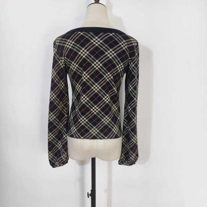 Burberry Burberry Spring Autumn Plaid Long Sleeve T-Shirt Size M / US 6-8 / IT 42-44 - 6 Thumbnail
