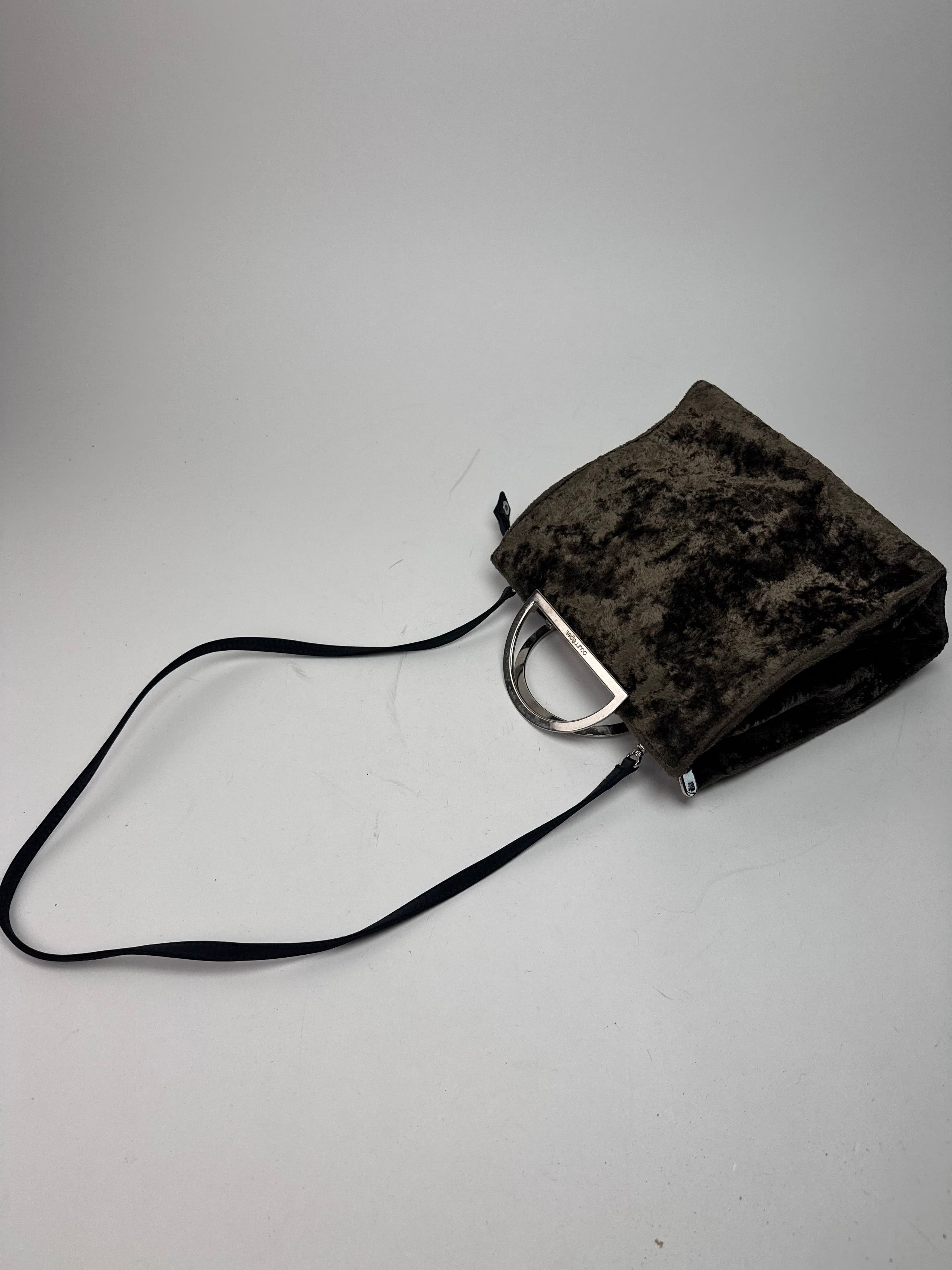 Courreges Vintage 2Way Fur Leather Bag brown Size ONE SIZE - 11 Thumbnail