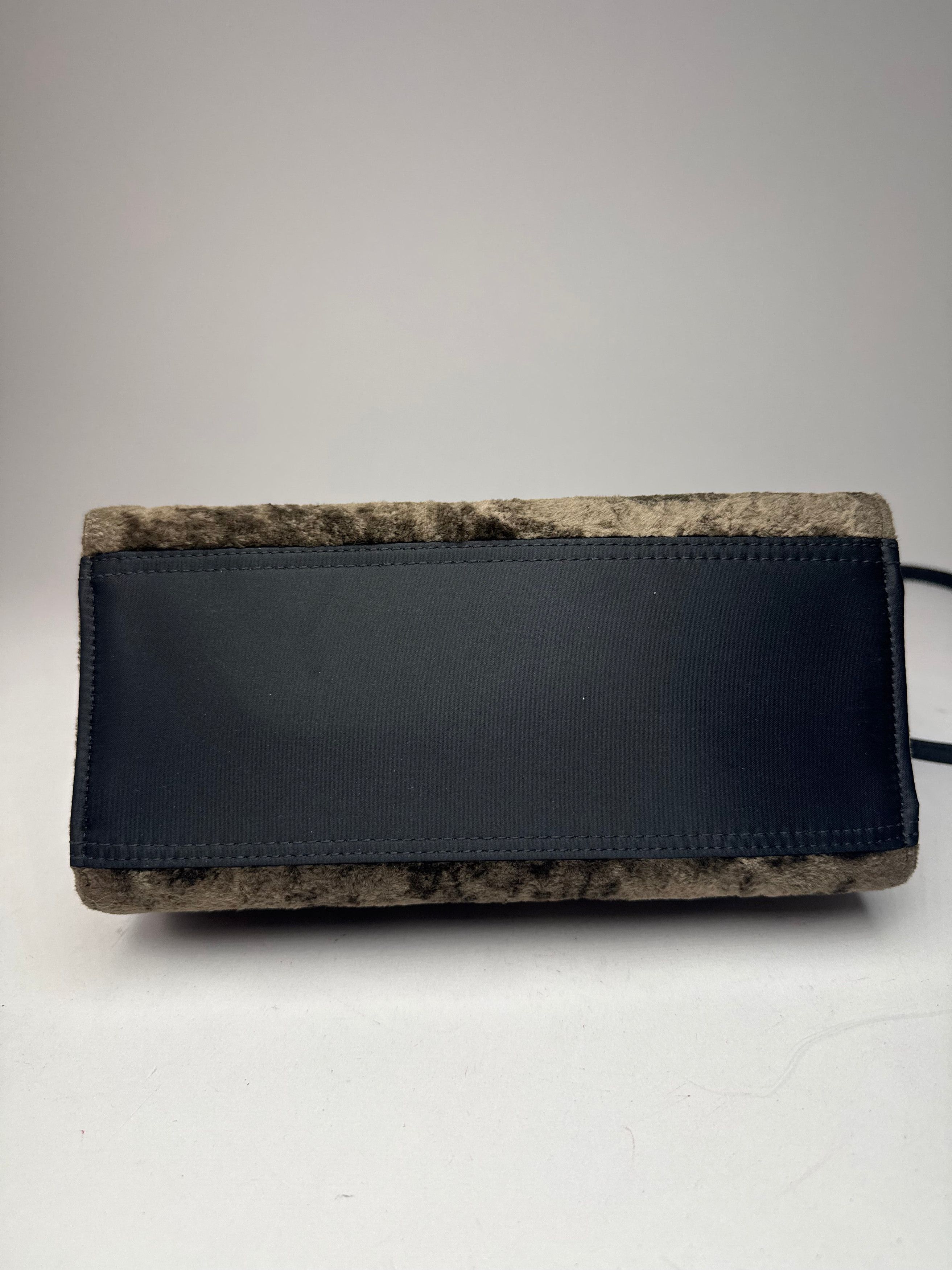 Courreges Vintage 2Way Fur Leather Bag brown Size ONE SIZE - 14 Thumbnail