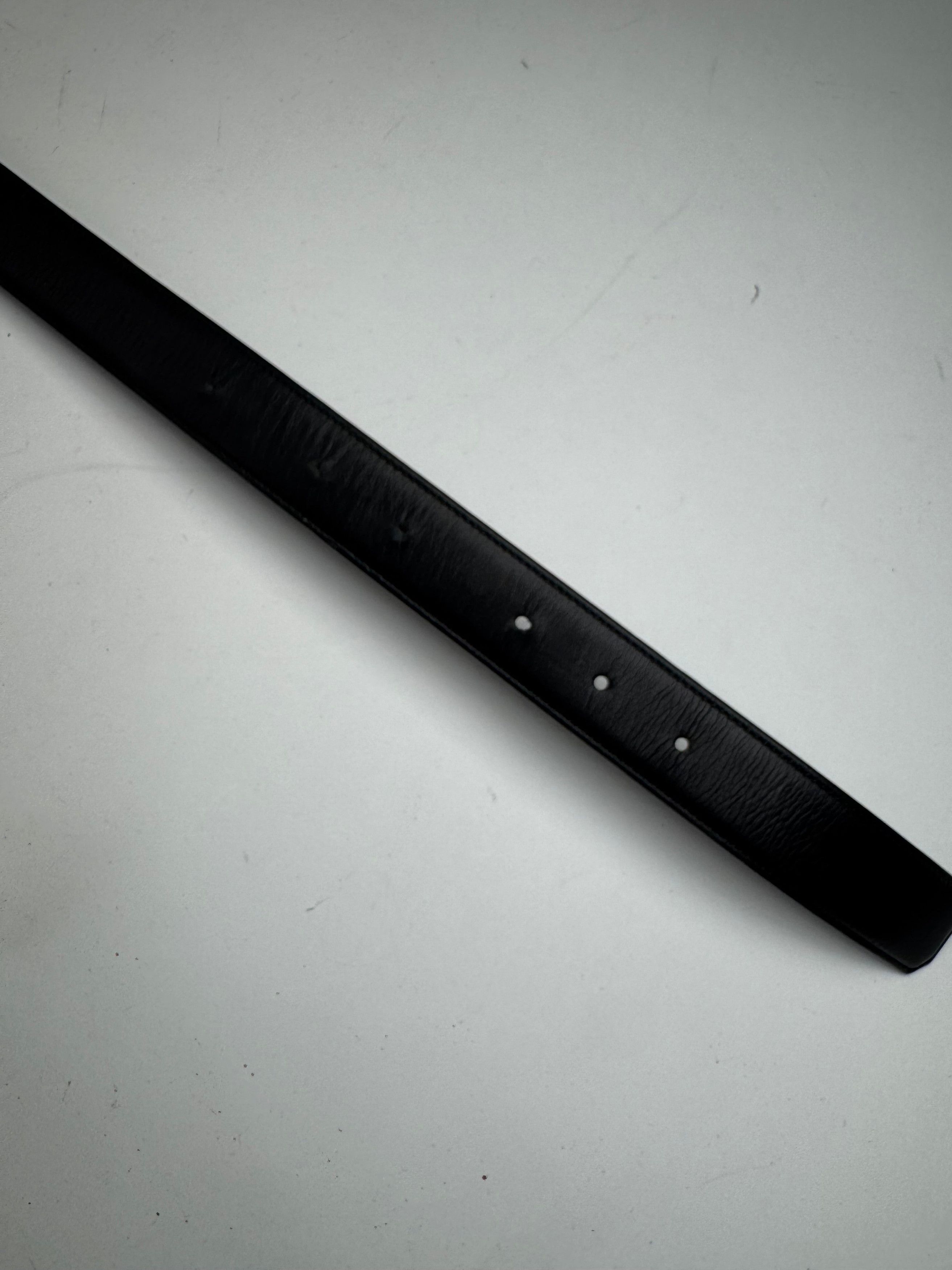 Dior Vintage Leather Belt Black Size ONE SIZE - 9 Thumbnail