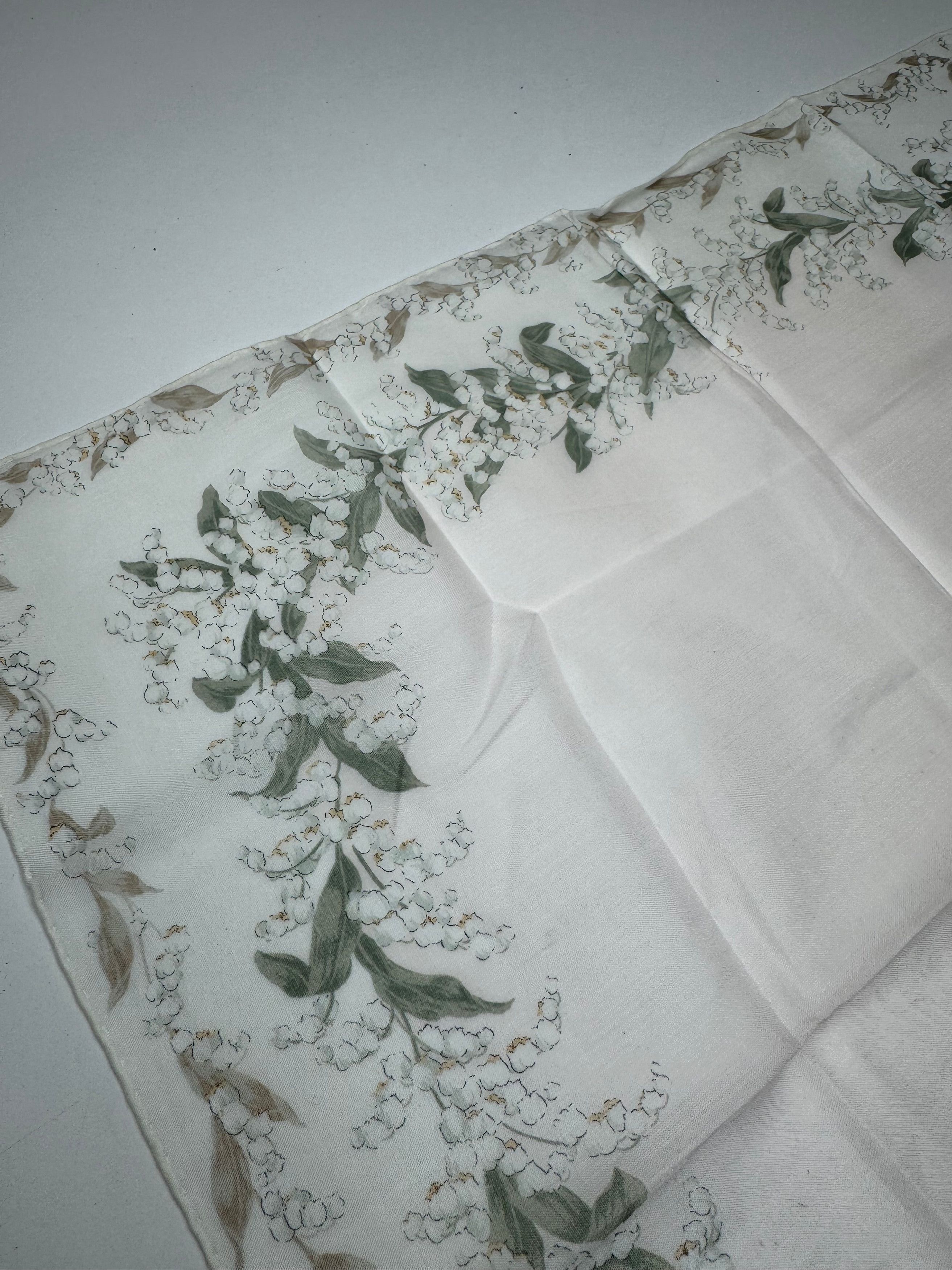 Dior Vintage Scarf White green Size ONE SIZE - 5 Thumbnail