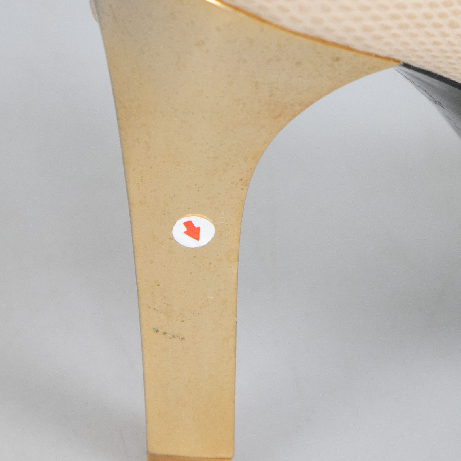 Stella McCartney Beige Vegan Leather Lizard Pumps Size US 7.5 / IT 37.5 - 8 Thumbnail