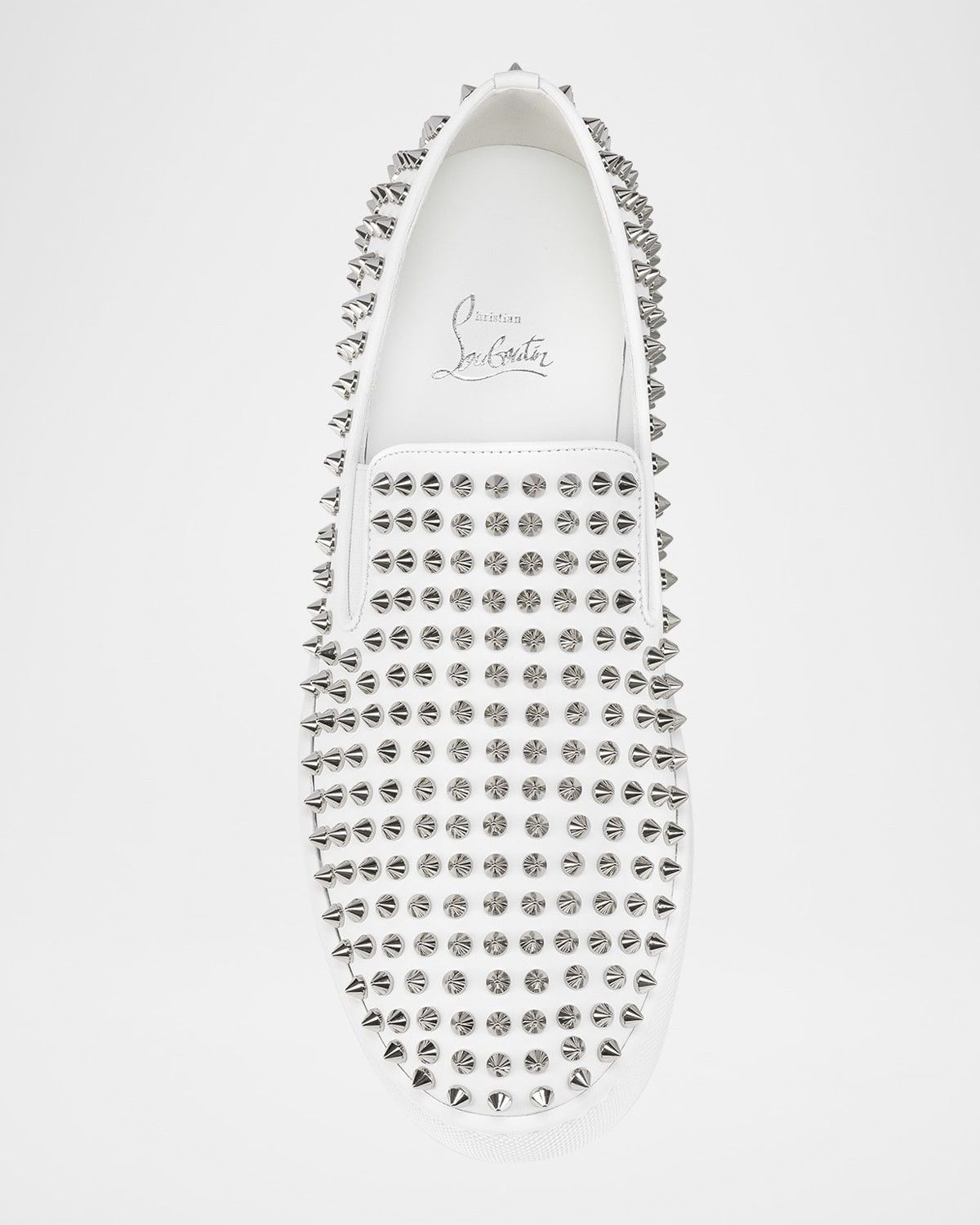 Christian Louboutin spikeboat white Size US 7 / EU 40 - 4 Thumbnail