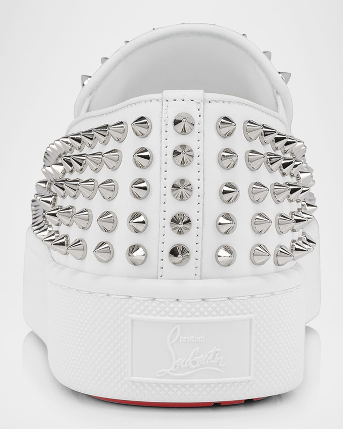 Christian Louboutin spikeboat white Size US 10.5 / EU 43-44 - 3 Thumbnail