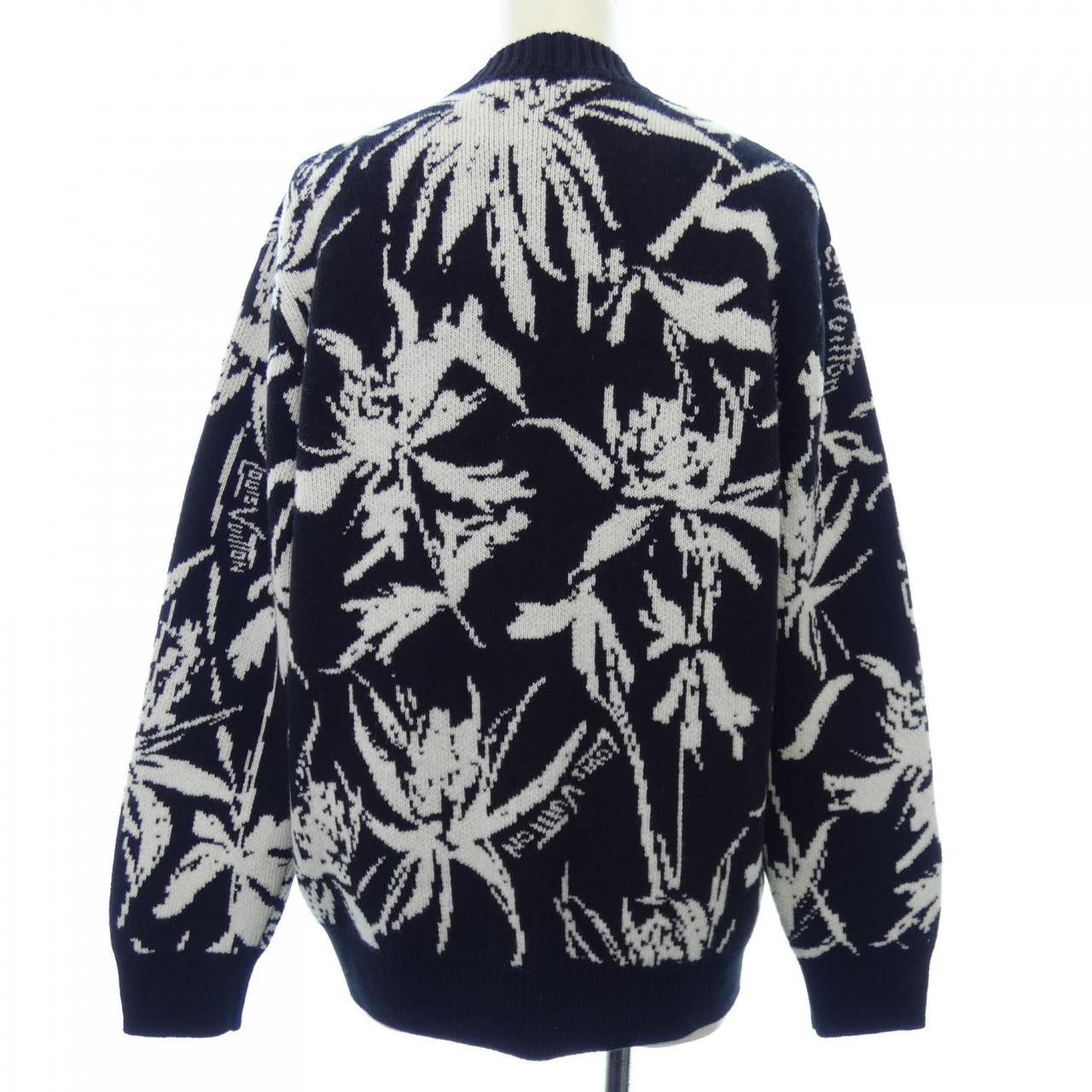 Louis Vuitton Louis Vuitton Louis Vuitton Thistle Jacquard Cardigan Cotton Tops HON98WH56 DUTY FREE for USA Size ONE SIZE - 2 Thumbnail
