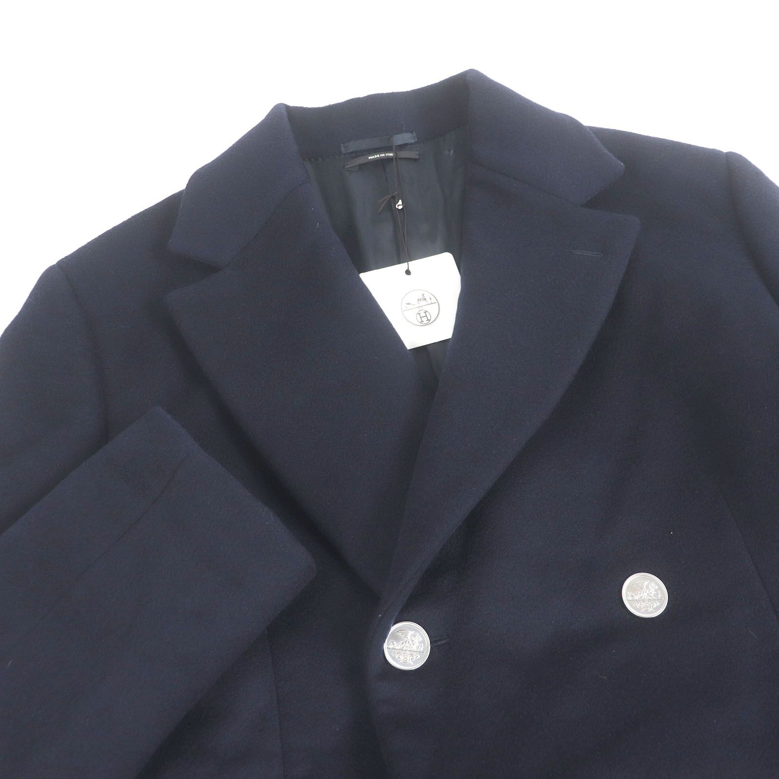 Hermes Hermes Hermes Chester Partial Lamb Leather Coat Leather Outerwear DUTY FREE for USA Size ONE SIZE - 2 Thumbnail