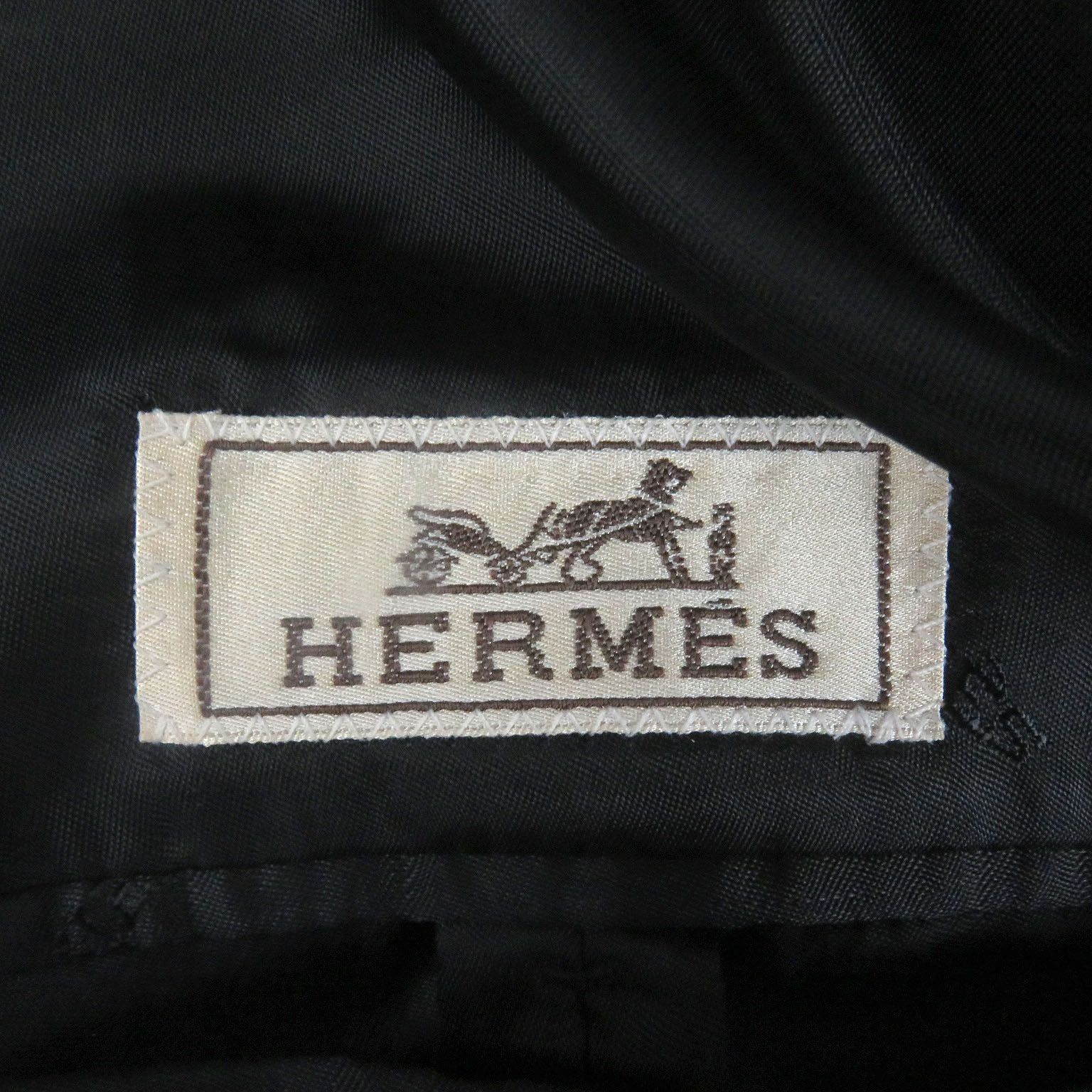 Hermes Hermes Hermes Chester Partial Lamb Leather Coat Leather Outerwear DUTY FREE for USA Size ONE SIZE - 7 Thumbnail